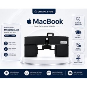 Baterai Original Apple MacBook Air 13 Inch M2 2022 A2681 A2669 Laptop Battery Replacement