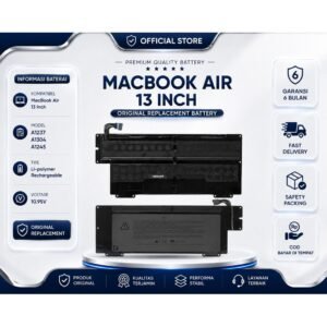 Baterai MacBook Air 13 Inch A1237 A1304 A1245 Original Replacement