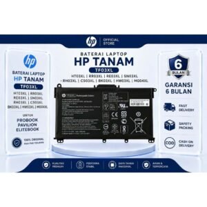 Baterai Laptop HP Tanam TF03XL HT03XL RR03XL RE03XL SN03XL RH03XL CS03XL BK03XL HW03XL MG04XL– Untuk Probook Pavilion Elitebo