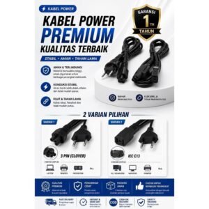 Kabel Power Laptop Komputer PC Compatible for All Series
