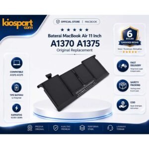 Baterai MacBook Air A1375 A1369 A1370 A1390 Original Replacement