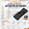 Baterai Original Acer AP18E7M AP18E8M Nitro AN515 Nitro A715 Helios ConceptD Laptop Battery Replacement
