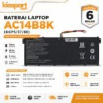 Baterai Acer AC14B8K AP14B8K 15.2V 48Wh | Battery Acer Aspire Swift 3 Nitro 5 | 4 Cell